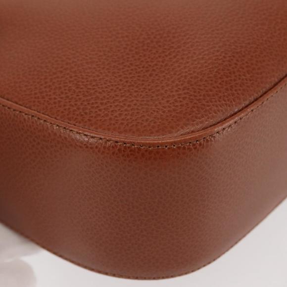 BALLY Tote Bag Leather Brown Gold Auth BA6025 - Picture 9 of 16